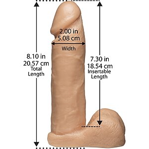 Strap On Vac-U-Lock Set 8inch Thumb 2