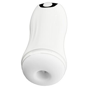 Stroker Masturbator 10 Moduri Vibrație 3 Viteze Sucțiune Alb