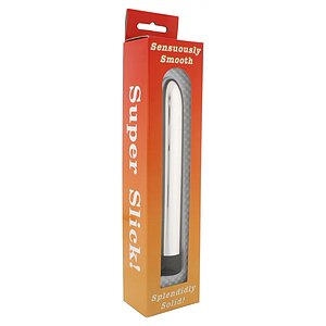 Super Slick Vibrator Argintiu Thumb 1