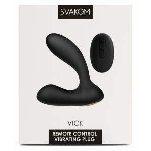 Svakom Vick Remote Control Prostată Și Punct G Negru Thumb 7