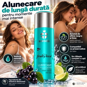 Swede Fruity Love 50 ml Lubrifiant cu Coacăze Negre