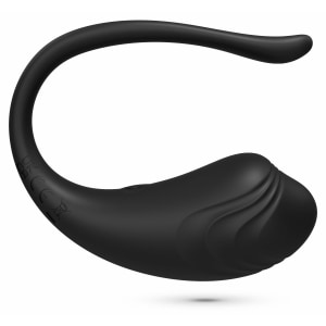 Tamago Ou Vibrant 9 Moduri Telecomandă 15m Reîncărcabil Negru Thumb 2
