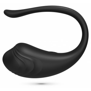 Tamago Ou Vibrant 9 Moduri Telecomandă 15m Reîncărcabil Negru Thumb 3