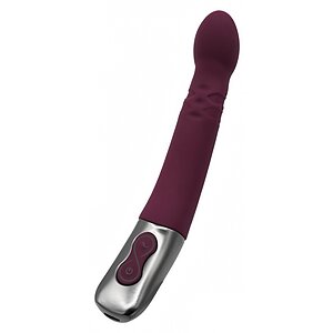 Titanz Rubine Red: Vibrator 10 Vibrații + 10 Rotații Roșu Thumb 3