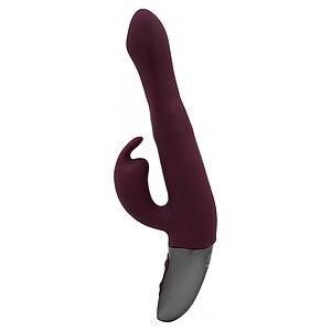 Titanz NMC 21.5cm — 10 Vibrații + 10 Rotații, Reîncărcabil Roșu Thumb 6