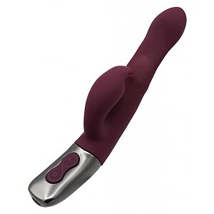 Titanz NMC 21.5cm — 10 Vibrații + 10 Rotații, Reîncărcabil Roșu Thumb 3