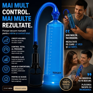 ToyJoy Power Pompă Manuală Pentru Penis Albastru Thumb 4