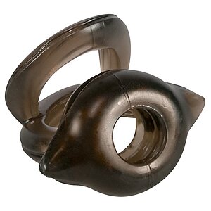 Triple Ring Inel Penis și Scrot Negru