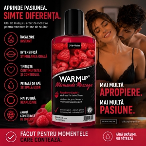 Ulei Masaj WARMup Zmeură 150ml Thumb 3