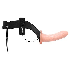 Vibrating Hollow Strap On For Him Or Her Thumb 2