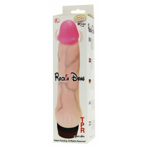 Vibrator Realistic Rockin Dong cu Vibrații Multiviteză