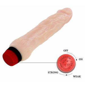 Vibrator Realistic Rockin Dong cu Vibrații Multiviteză