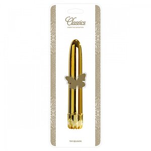 Vibrator Clasic Gold Large Auriu Thumb 1
