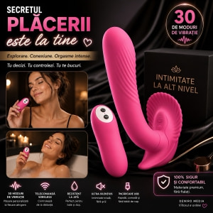 Vibrator Punctul G Cochilia Dragostei cu Telecomandă Roz