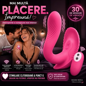 Vibrator Punctul G Cochilia Dragostei cu Telecomandă Roz