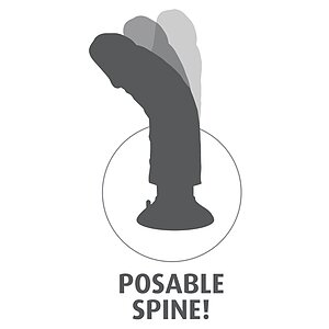 Vibrator cu Ventuză King Penis 20cm Thumb 3