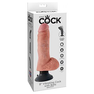 Vibrator cu Ventuză King Penis 20cm Thumb 4