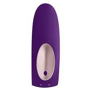Vibrator Cuplu Partner Plus Cu Telecomanda Mov Thumb 2
