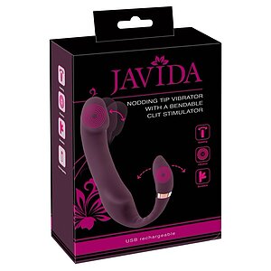 Vibrator Flexibil 18cm JAVIDA Discret 10x10 Moduri Mov
