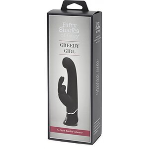 Vibrator Greedy Girl G-spot Rechargeable Negru Thumb 3
