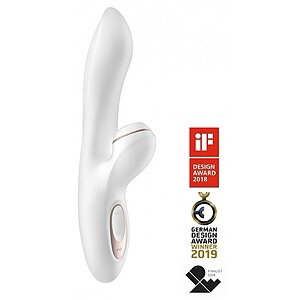 Vibrator Iepuras Satisfyer Profesional Punctul G Alb Thumb 5