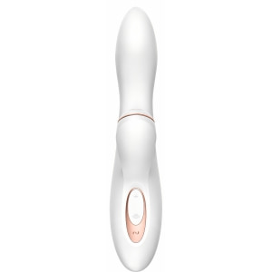 Vibrator Iepuraș Satisfyer Profesional pentru Punctul G Alb