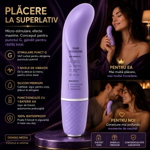 Vibrator Mini Silicon Punctul G Mov Thumb 4