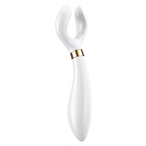 Vibrator Pentru Cuplu Multifun 3 Alb