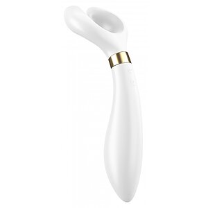 Vibrator Pentru Cuplu Multifun 3 Alb