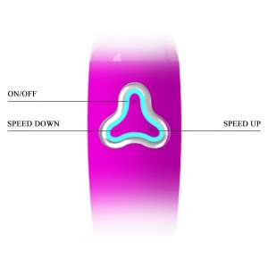 Vibrator Pretty Love Body Wand pentru Masaj Senzual Mov