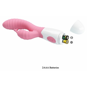 Vibrator Rabbit Pretty Love Hyman pentru Punctul G Roz