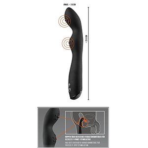 Vibrator Rebel P-Spot Negru