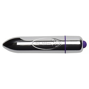 Vibrator Ro-120mm Chrome 10 Speed Argintiu Thumb 2