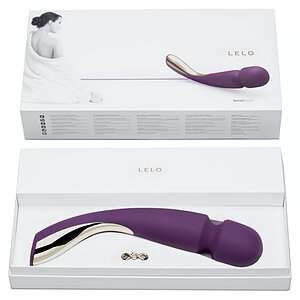 Vibrator Smart Pentru Masaj Lelo Wands Large Plum Mov Thumb 2