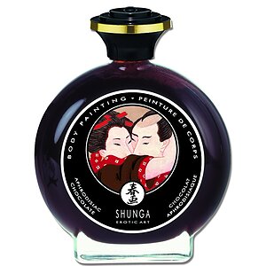 Vopsea Comestibila Shunga Body Ciocolata 100ml Thumb 1