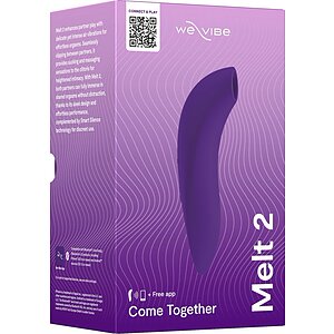 We Vibe Melt 2, Stimulator Clitoridian cu Aer, 12 Nivele Mov