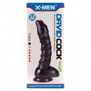 X-Men Dragon Flex 28cm – Ventuză Negru, Textură Naturală