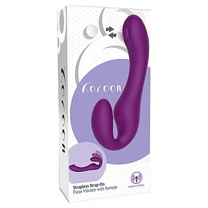 XOCOON Strapless Pulse Vibe Mov – 3 Motoare, Telecomandă