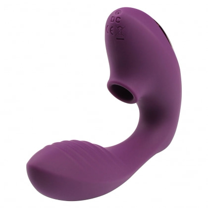 Double Orgasm Stimulator Dublu Reîncărcabil Pentru Clitoris Mov