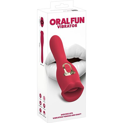 Oral Fun L – Vibrator 2 în 1, 10 Moduri, Reîncărcabil