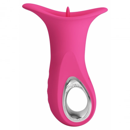 Clyde Limbă Vibratoare 12 Funcții, Reîncărcabil USB Roz