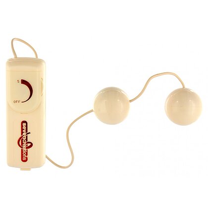 Bile Vaginale Orgasm Vibrating Balls Alb