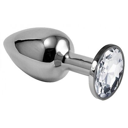 Anal Plug Rosebud Clasic Metal Plug S Argintiu