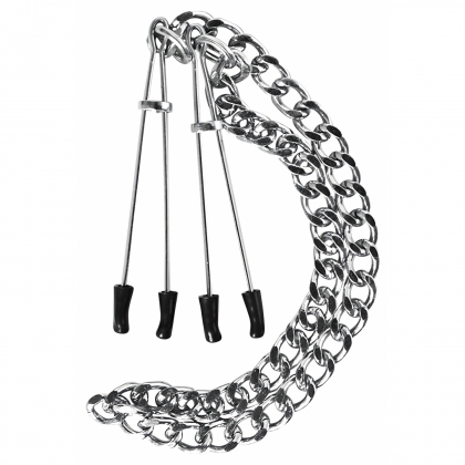 Cleme Sfârcuri Nipple Tweezers Argintiu