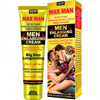 Cremă MaxMan pentru Mărirea Penisului și Control