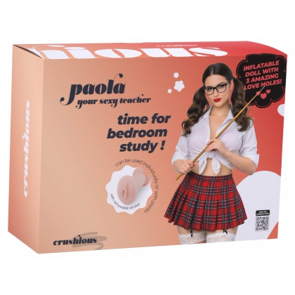 Crushious Paola - Păpușă Gonflabilă 155 cm, 3 Zone Intime