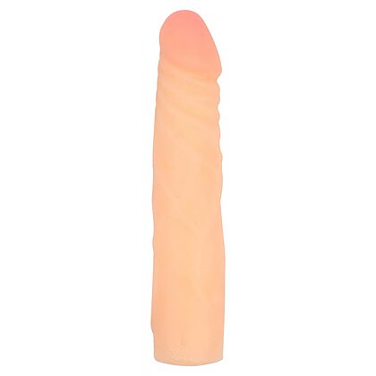 Dildo Realistic White Flexible Spine 19cm