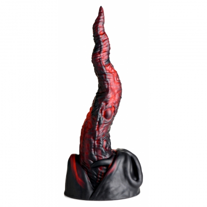 Dragon Tongue — Dildo silicon 24,4 cm, Ventuză Puternică