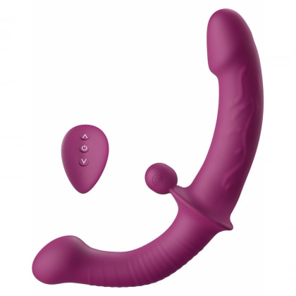 Vibrator Dual Punctul G — 10 Moduri, 2 Motoare, Reîncărcabil Mov