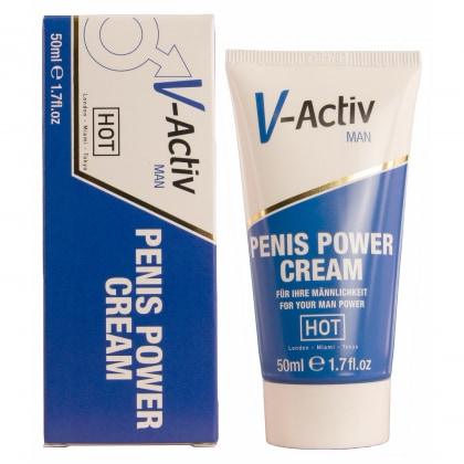 Erecție Prelungită Cremă V-Activ Penis Power